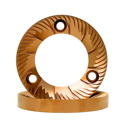 Red Titanium Flat Burrs
