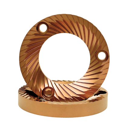 Red Titanium Flat Burrs